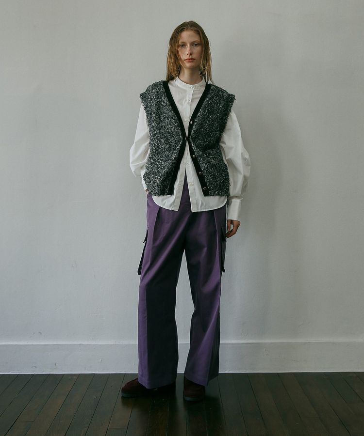 GARAGE OF GOOD CLOTHING「ファンシーヤンツィード風ベスト」|ベスト・ジレ|