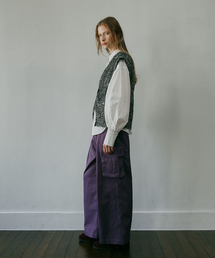 GARAGE OF GOOD CLOTHING「ファンシーヤンツィード風ベスト」|ベスト・ジレ|