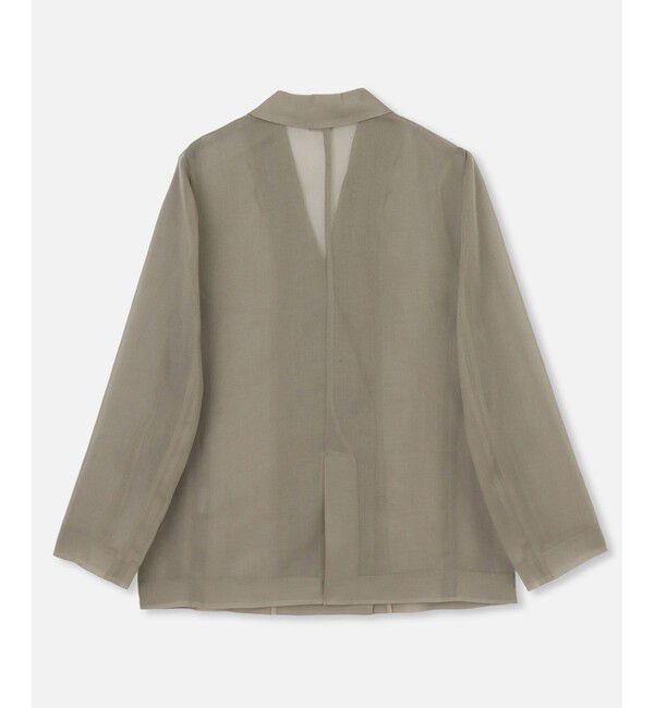 allureville「シアーオーガンジージャケット」|テーラードジャケット|