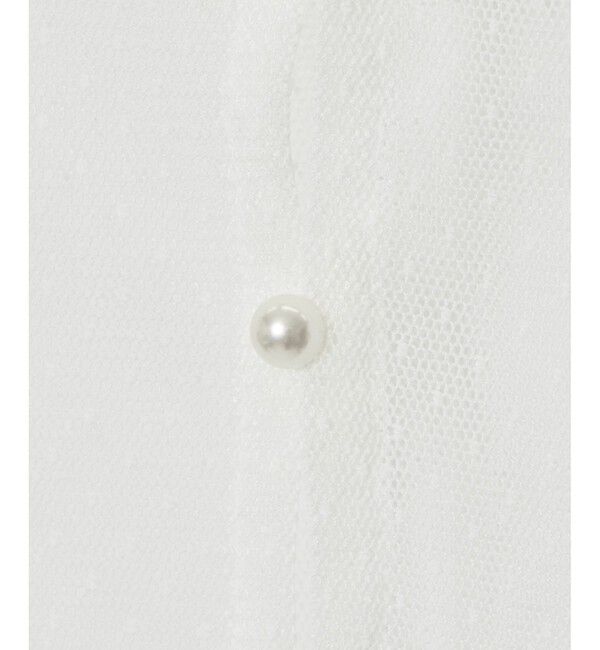 LOULOU WILLOUGHBY「【LOULOU WILLOUGHBY】ドットチュールジコスリーブプルオーバー」|Tシャツ・カットソー|