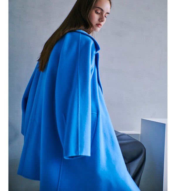 allureville「リバービッグカラーミドル丈コート」|その他|