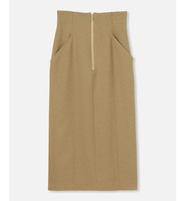 allureville「フロントジップサスペンダースカート」|ジャンパースカート|