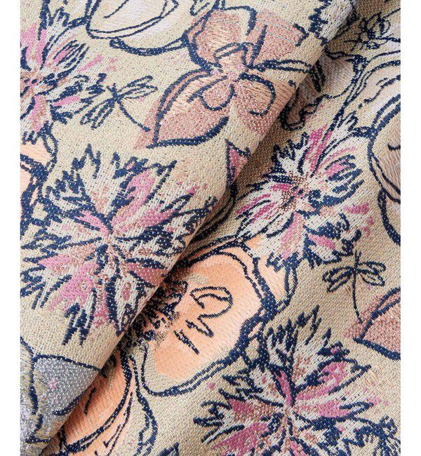 LOULOU WILLOUGHBY「【LOULOU WILLOUGHBY】MALHIAフラワージャガードフレアスカート」|フレア|