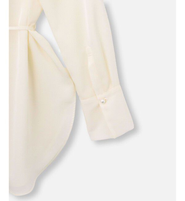 LOULOU WILLOUGHBY「【LOULOU WILLOUGHBY】ビッグカラーロングシャツ」|シャツ・ブラウス|