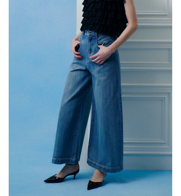 LOULOU WILLOUGHBY「◇【LOULOU WILLOUGHBY】デニムバギーパンツ」|デニム|