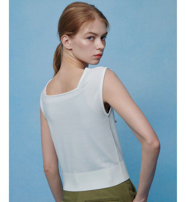 LOULOU WILLOUGHBY「【LOULOU WILLOUGHBY】CHERRYビジュータンク」|ニット・セーター|