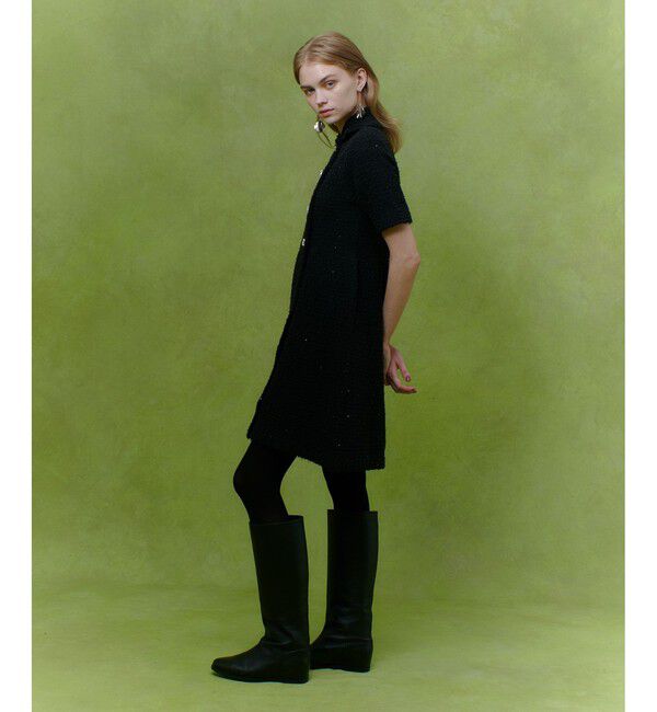 LOULOU WILLOUGHBY「【LOULOU WILLOUGHBY】ニットツィードワンピース」|ワンピース|