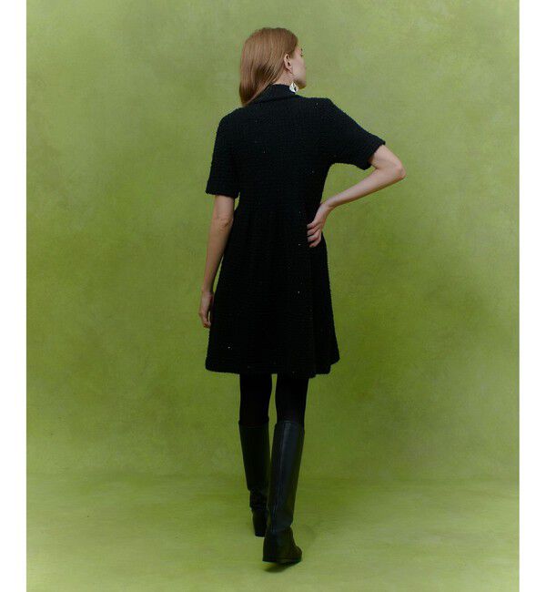 LOULOU WILLOUGHBY「【LOULOU WILLOUGHBY】ニットツィードワンピース」|ワンピース|