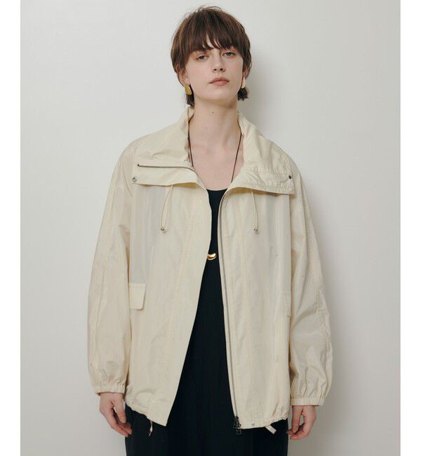 allureville「【ATELIER Line】メモリータフタスタンドカラーブルゾン」|ブルゾン・スタジャン|