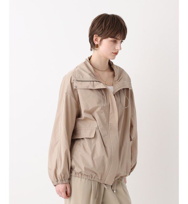 allureville「【ATELIER Line】メモリータフタスタンドカラーブルゾン」|ブルゾン・スタジャン|