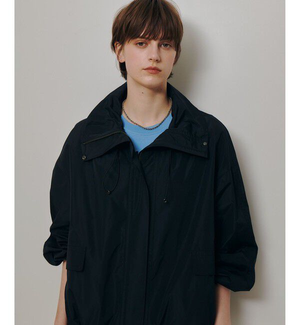 allureville「【ATELIER Line】メモリータフタスタンドカラーブルゾン」|ブルゾン・スタジャン|