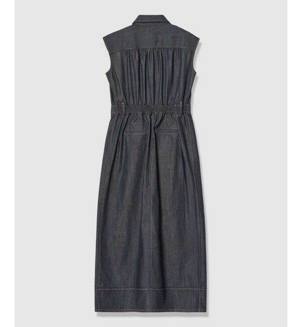 allureville「シャンブレーデニムライクワンピース」|ワンピース|