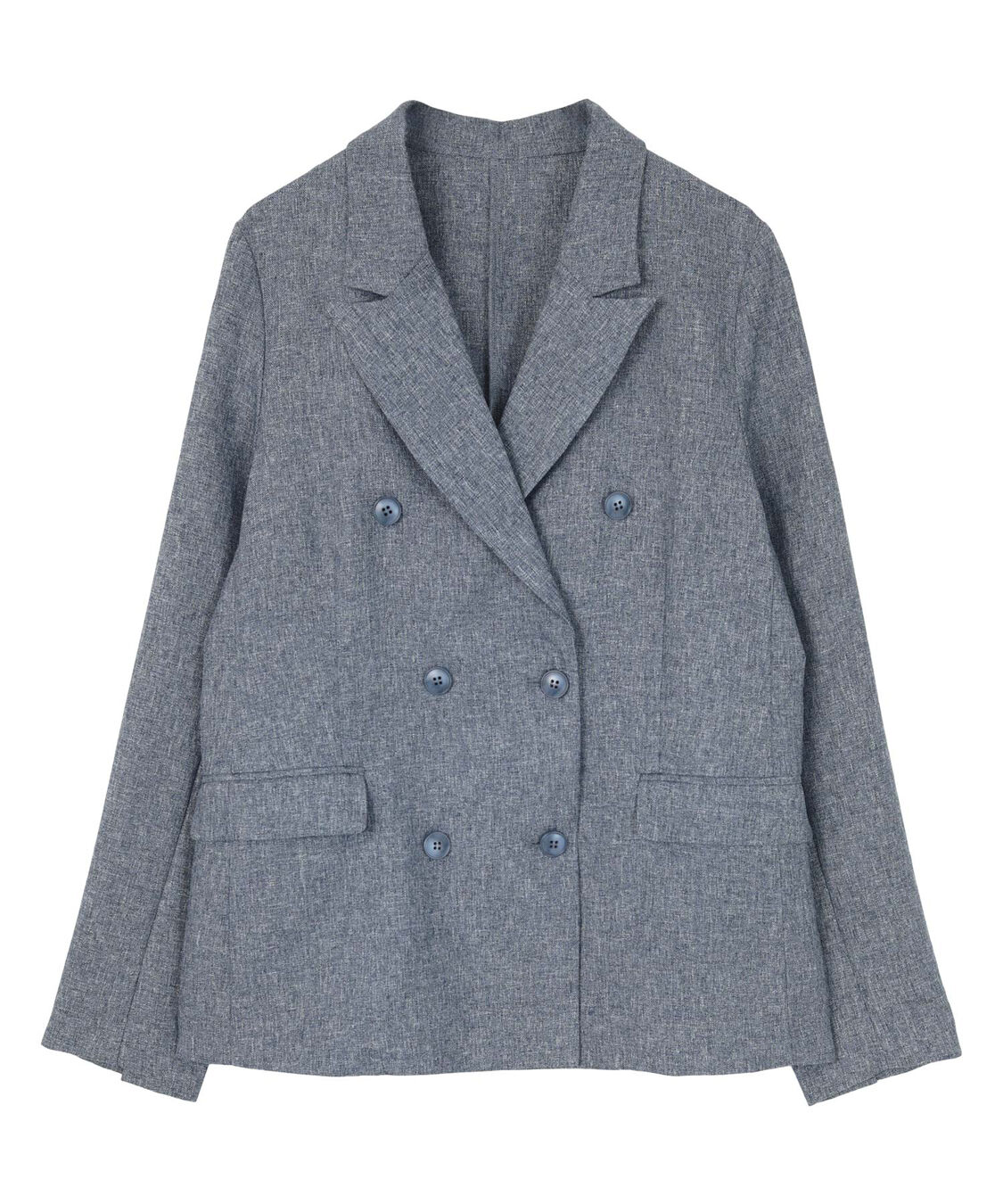 ur's「リネンライクダブルブレストジャケット」|テーラードジャケット|