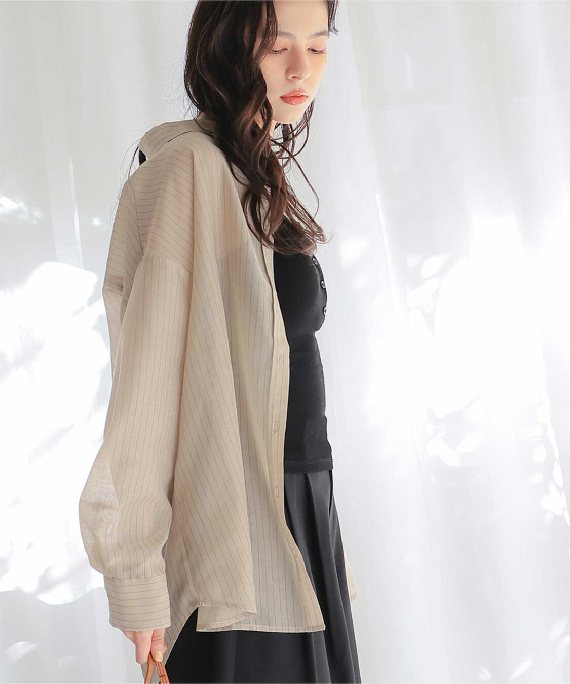 titivate「シアーストライプシャツ」|シャツ・ブラウス|