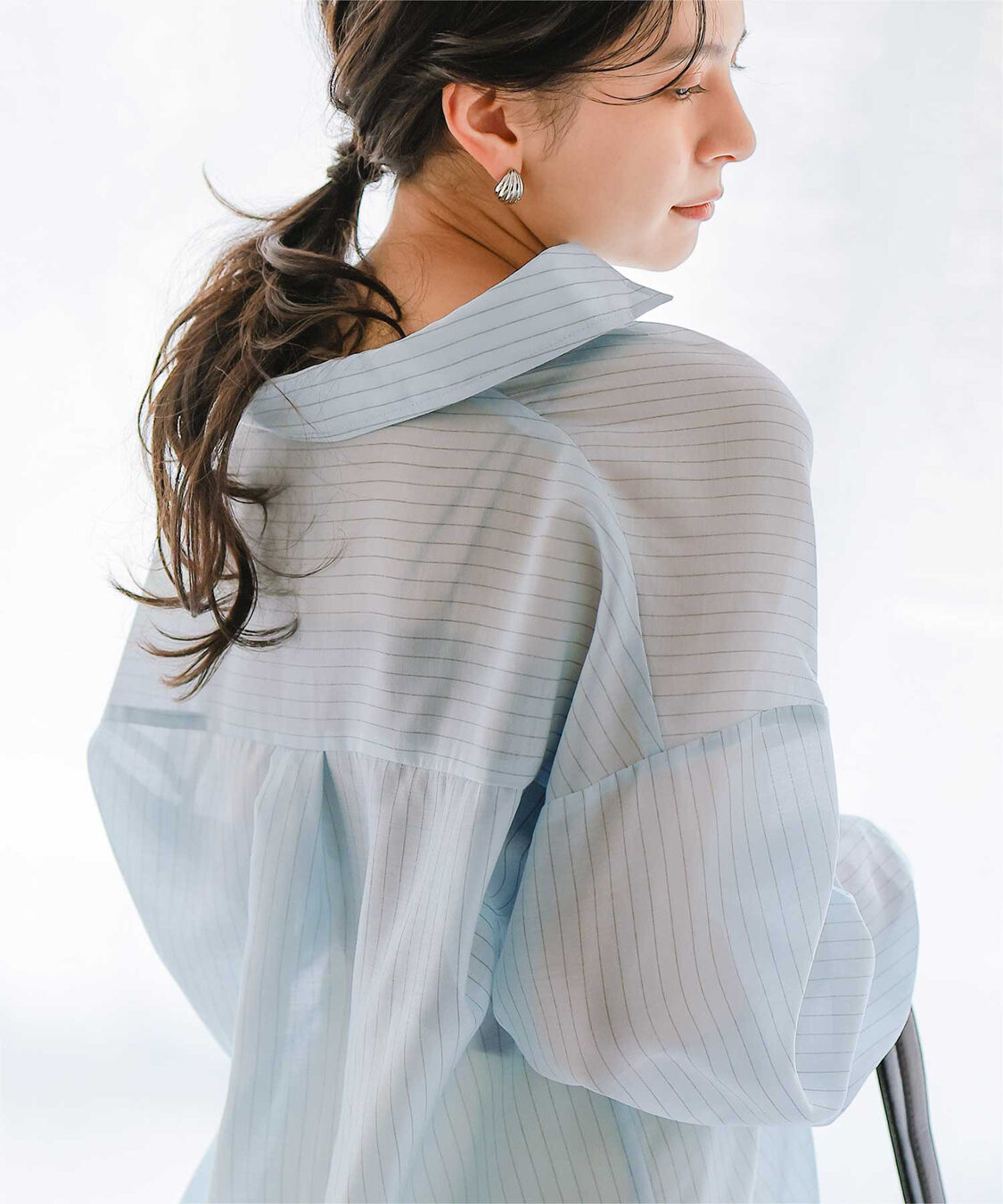 titivate「シアーストライプシャツ」|シャツ・ブラウス|
