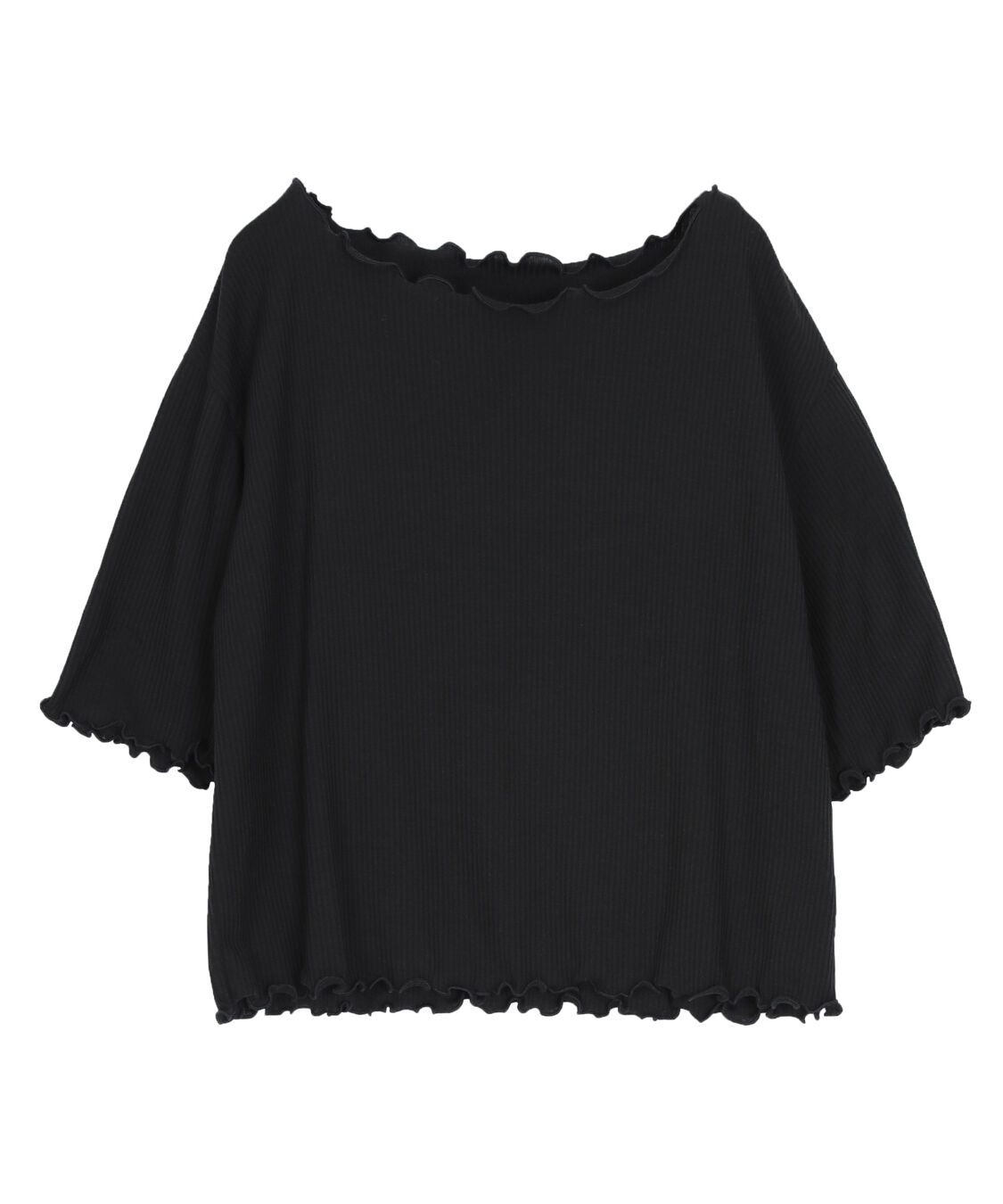 titivate「機能性リブカットソーメロートップス」|Tシャツ・カットソー|