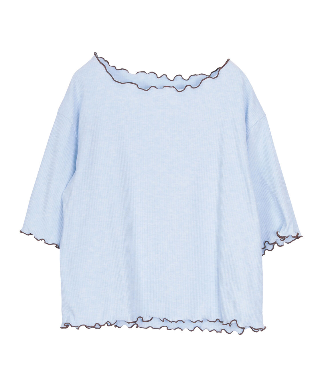 titivate「機能性リブカットソーメロートップス」|Tシャツ・カットソー|