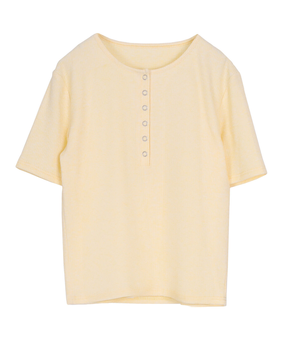 titivate「機能性リブカットソーヘンリーネックトップス」|Tシャツ・カットソー|