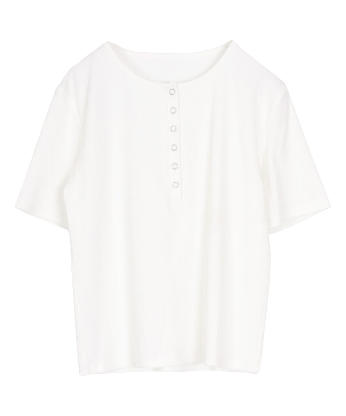 titivate「機能性リブカットソーヘンリーネックトップス」|Tシャツ・カットソー|