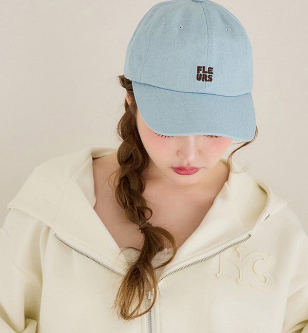  「ロゴ刺しゅうキャップ」|その他|ブルー