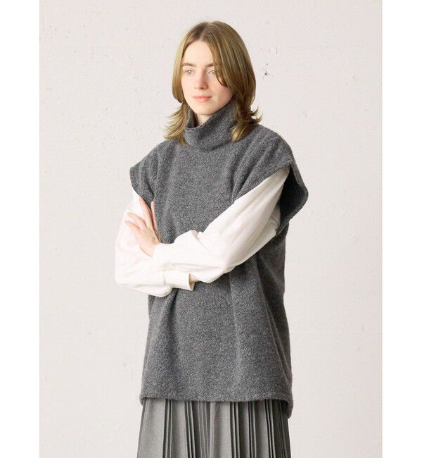 MidiUmi「MidiUmi パイルドローイングベスト」|ベスト・ジレ|