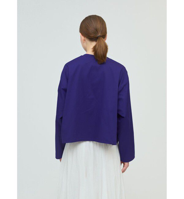 mizuiro ind「mizuiro ind クルーネックピンタックシャツ」|シャツ・ブラウス|