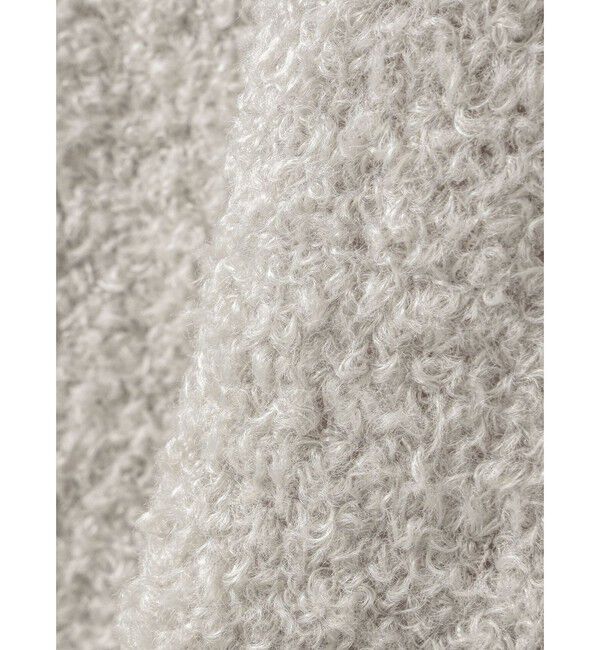 mizuiro ind「mizuiro ind へアリーVネックベスト」|ベスト・ジレ|