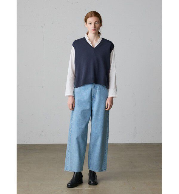 MidiUmi「MidiUmi ハイローVネックベスト」|ベスト・ジレ|