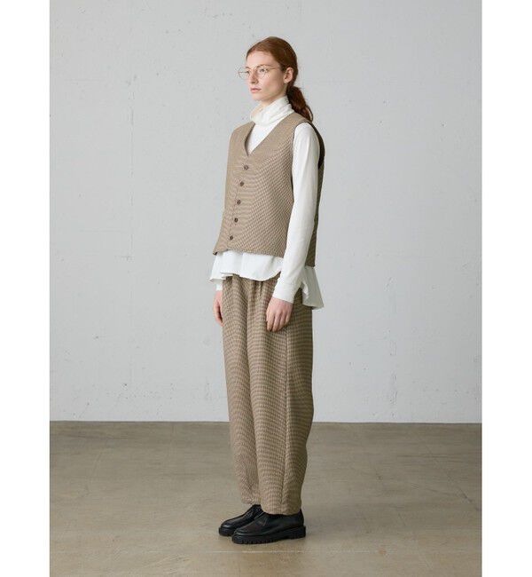 MidiUmi「MidiUmi Vネックベスト」|ベスト・ジレ|