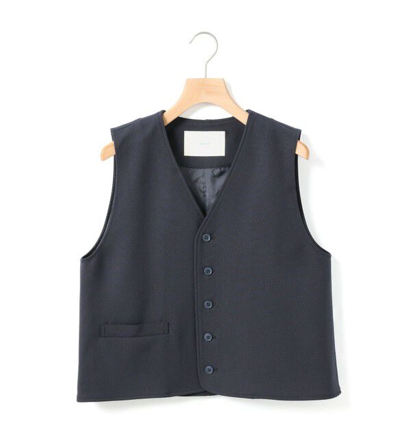 MidiUmi「MidiUmi Vネックベスト」|ベスト・ジレ|ネイビー