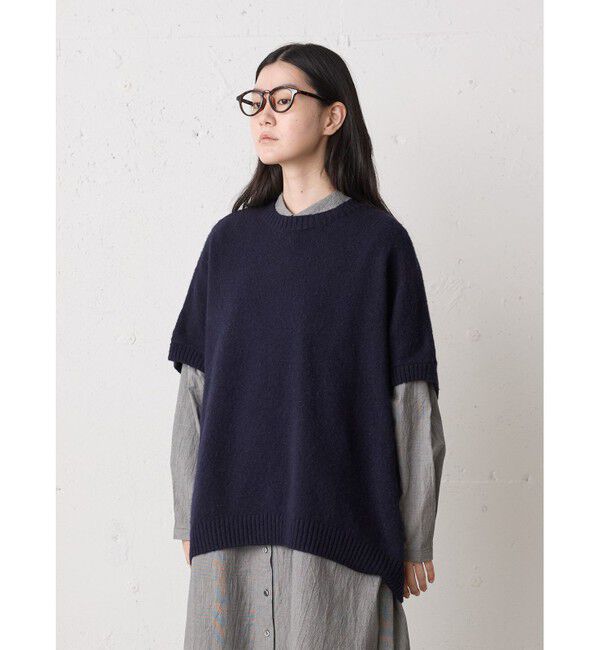 MidiUmi「MidiUmi クルーネックコクーンベスト」|ベスト・ジレ|