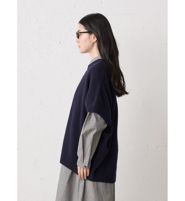 MidiUmi「MidiUmi クルーネックコクーンベスト」|ベスト・ジレ|