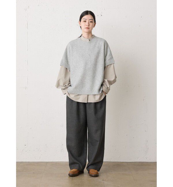 MidiUmi「MidiUmi クルーネックコクーンベスト」|ベスト・ジレ|