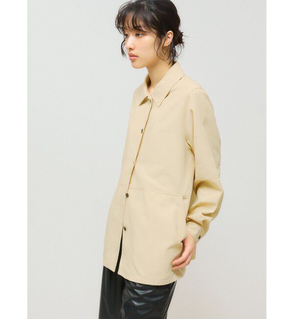 MIDIUMISOLID「MIDIUMISOLID for Ladies ダックロングシャツ」|シャツ・ブラウス|