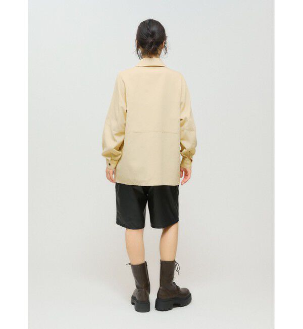 MIDIUMISOLID「MIDIUMISOLID for Ladies ダックロングシャツ」|シャツ・ブラウス|