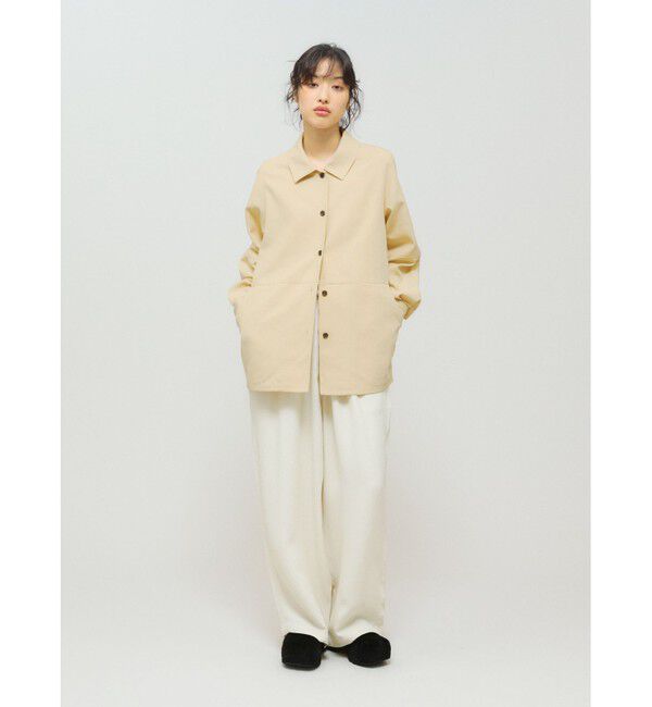 MIDIUMISOLID「MIDIUMISOLID for Ladies ダックロングシャツ」|シャツ・ブラウス|