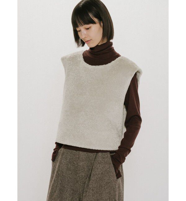 MIDIUMISOLID「MIDIUMISOLID for Ladies フリースファーベスト」|ベスト・ジレ|