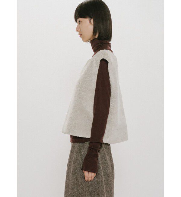 MIDIUMISOLID「MIDIUMISOLID for Ladies フリースファーベスト」|ベスト・ジレ|