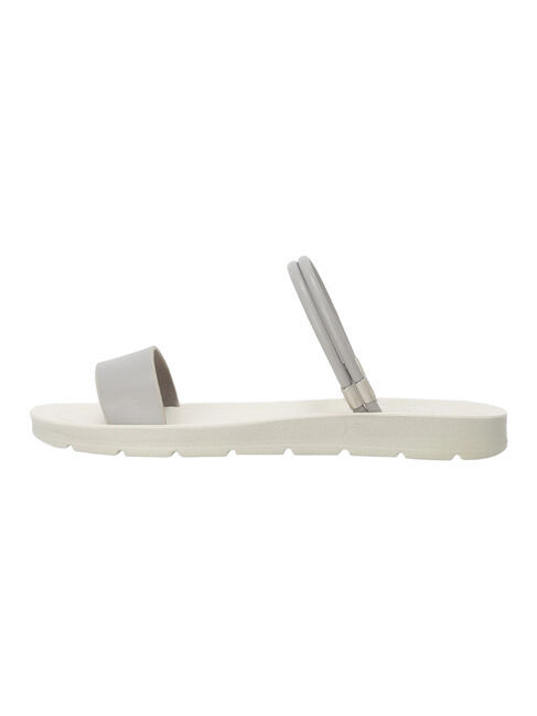 Samansa Mos2 blue「【ふっくらクッション】2wayフラットサンダル」|サンダル|