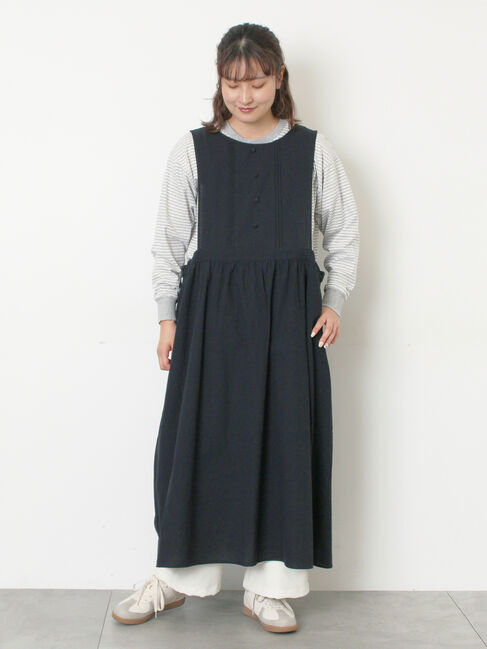 Samansa Mos2「【WEB限定】バックスリットジャンスカ」|ワンピース|