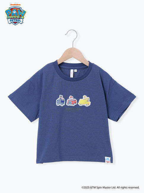 Samansa Mos2 Lagom「【パウ・パトロール】ワッペン付Tシャツ」|Tシャツ・カットソー|ブルー