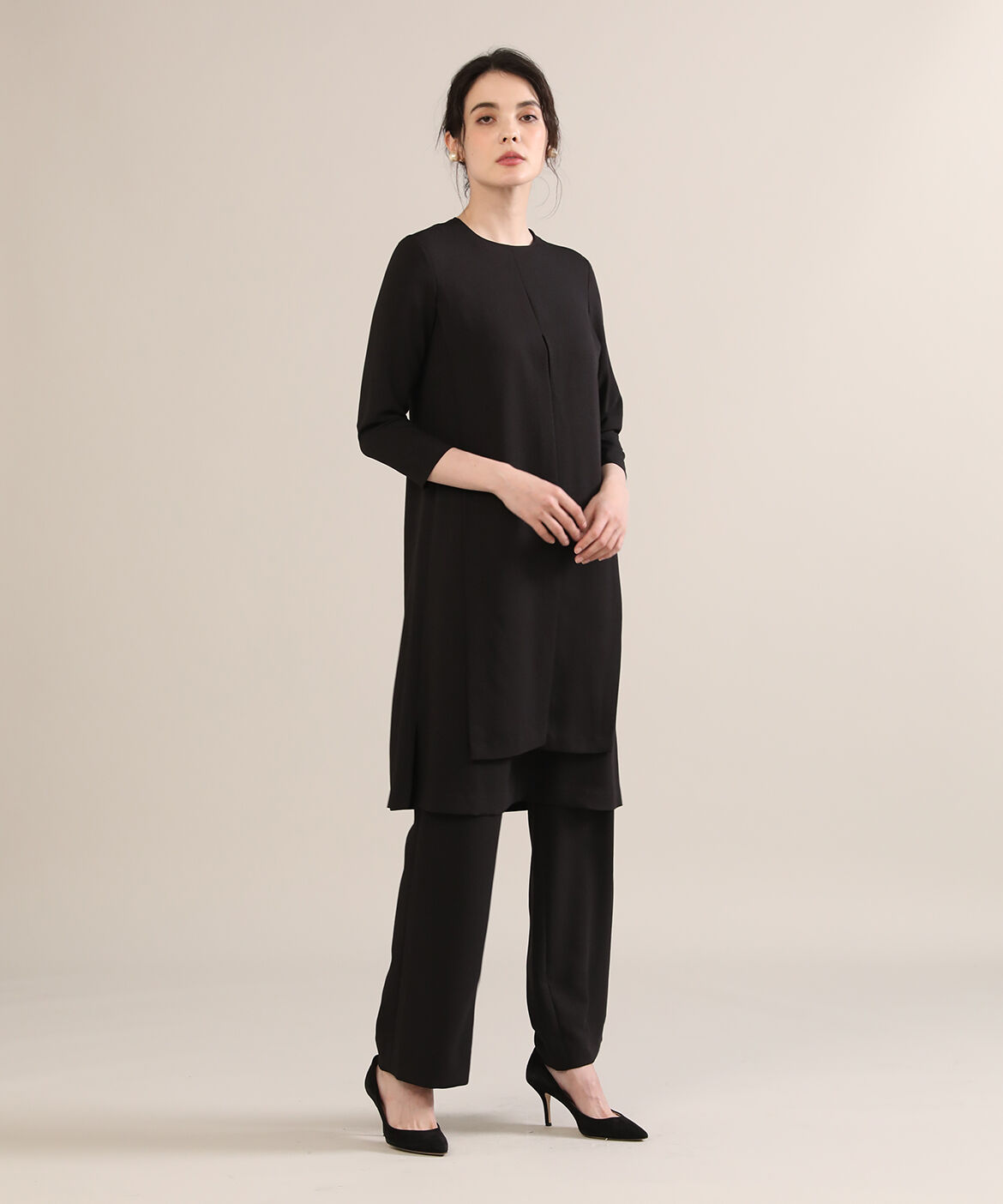 Maglie le cassetto「《M Maglie le cassetto》アレンジロングブラウス 」|チュニック|