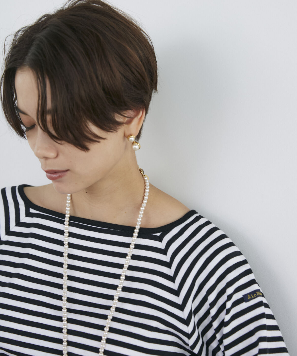 INED「 《SUPERIOR CLOSET》スクエアネックバスクシャツ《Le minor》」|Tシャツ・カットソー|