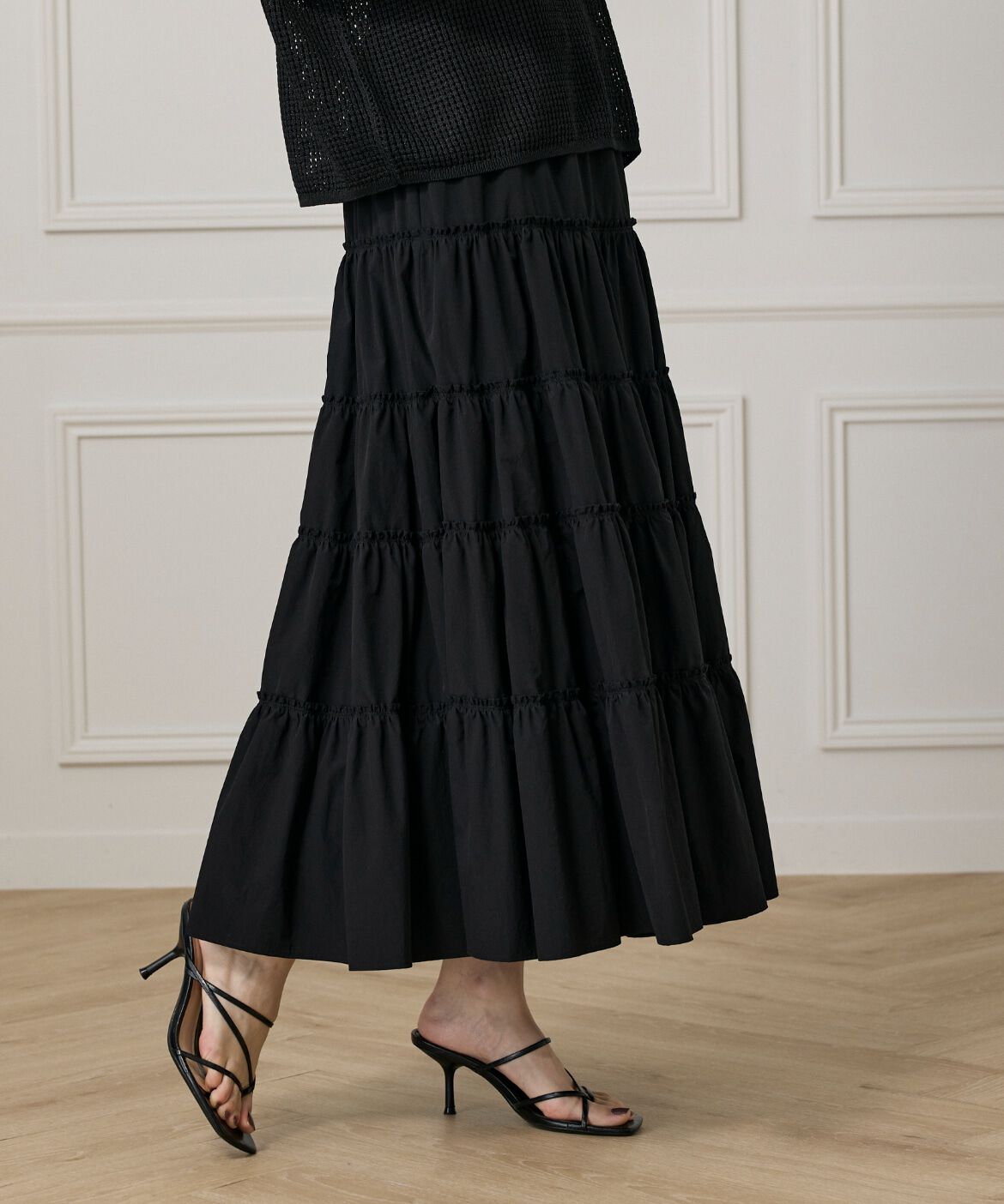 DAY by DAY it&rsquo;s international「ティアードスカート」|スカート|ブラック