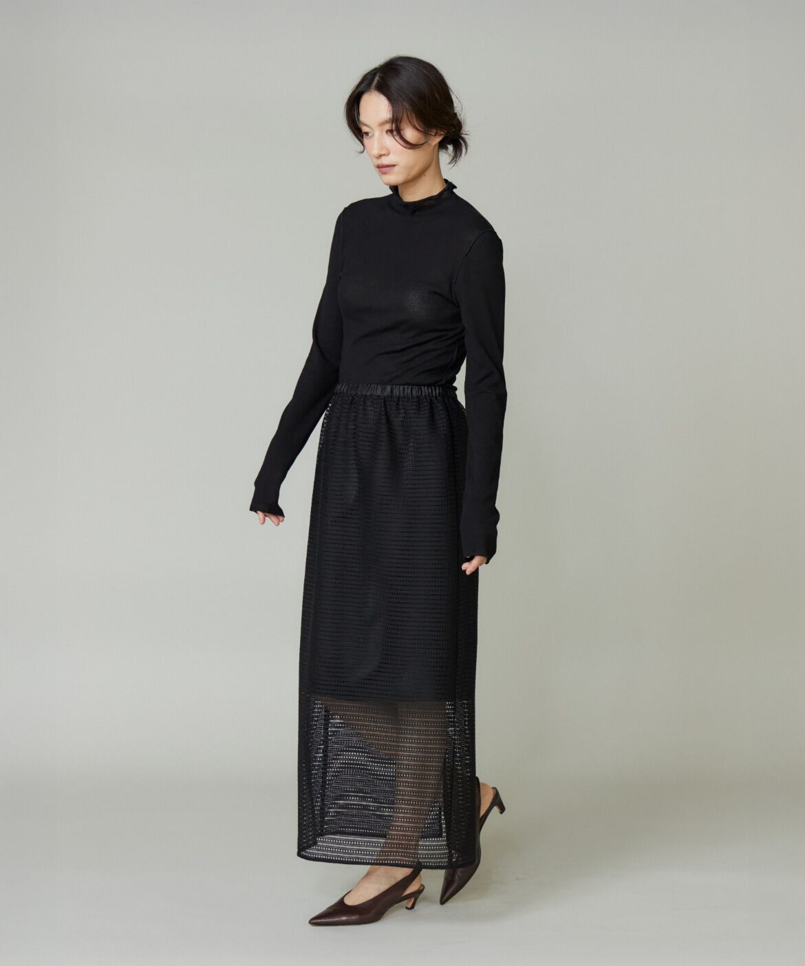 DAY by DAY it&rsquo;s international「シアーテレコハイネックプルオーバー」|Tシャツ・カットソー|