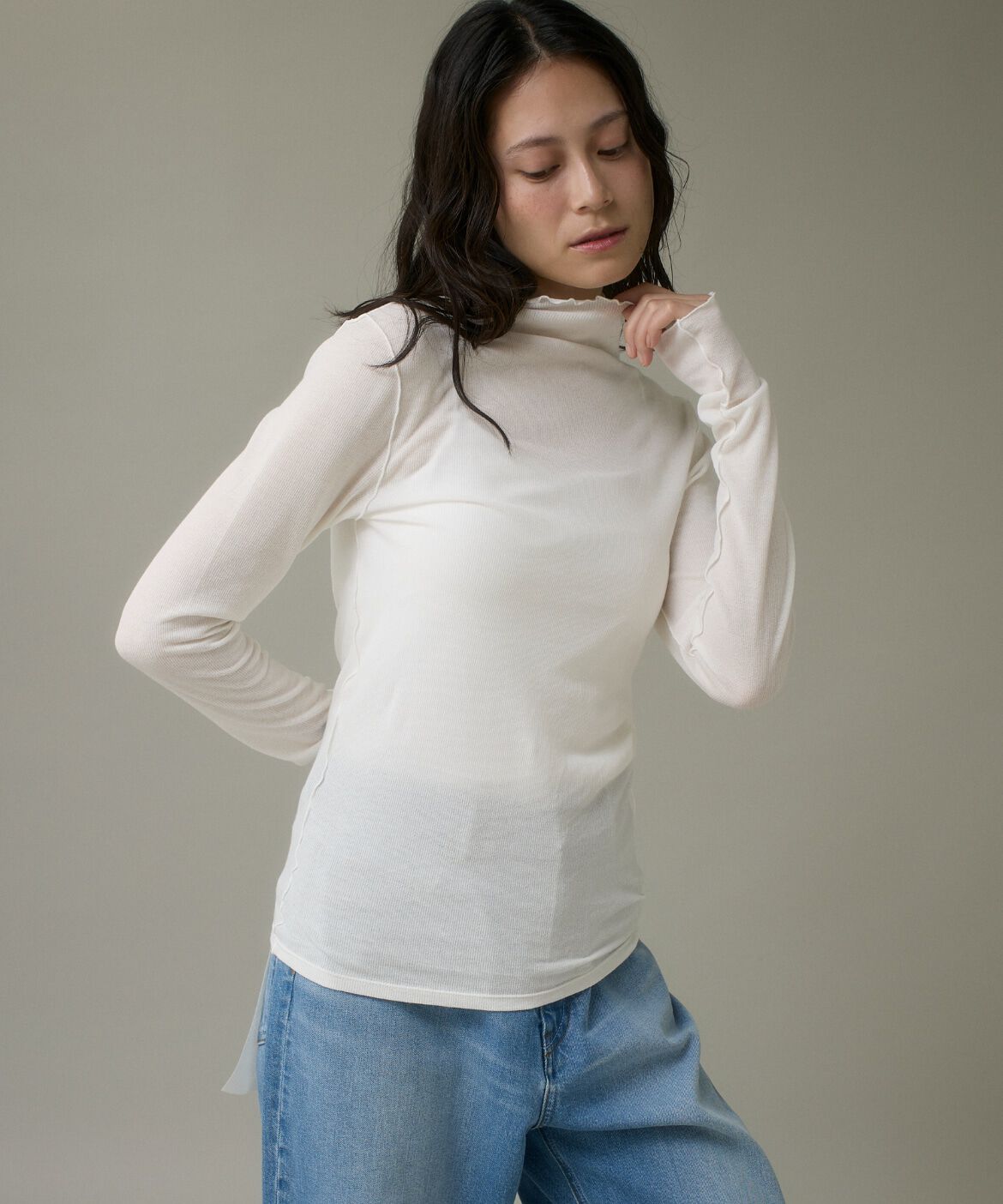 DAY by DAY it&rsquo;s international「シアーテレコハイネックプルオーバー」|Tシャツ・カットソー|