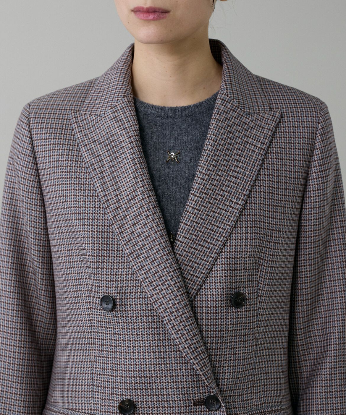 INED「定番ダブルブレストジャケット」|テーラードジャケット|