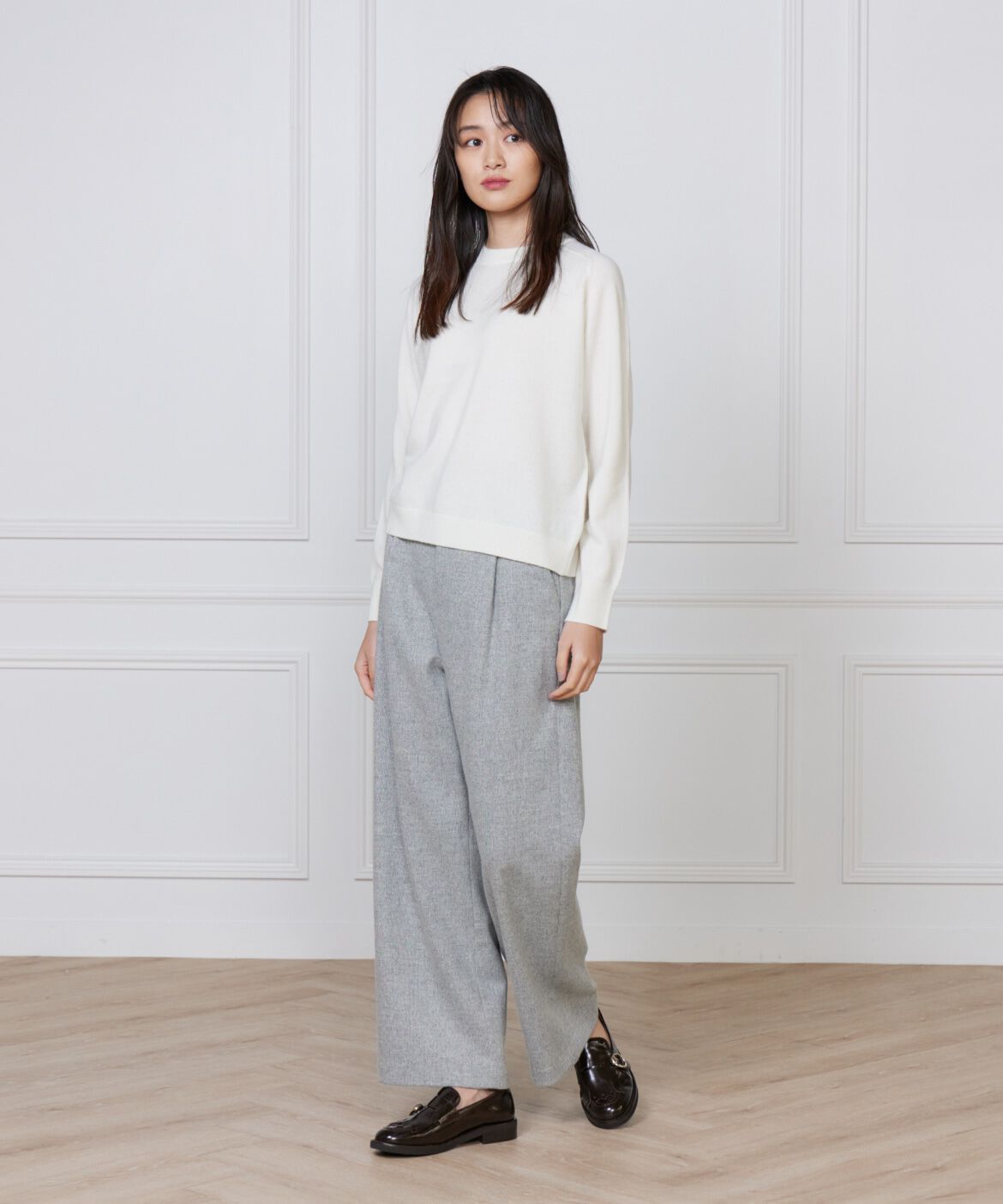 DAY by DAY it&rsquo;s international「カシミヤ混クルーネックプルオーバー《CASH5》」|ニット・セーター|