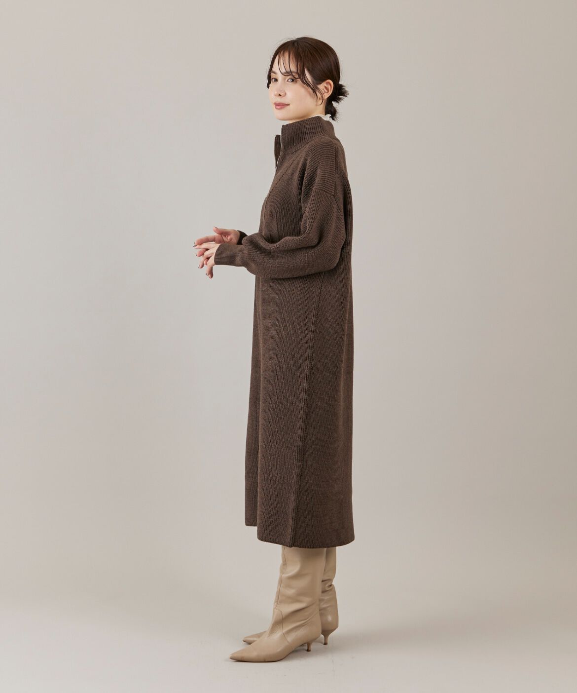 DAY by DAY it&rsquo;s international「ハーフジップニットワンピース」|ワンピース|