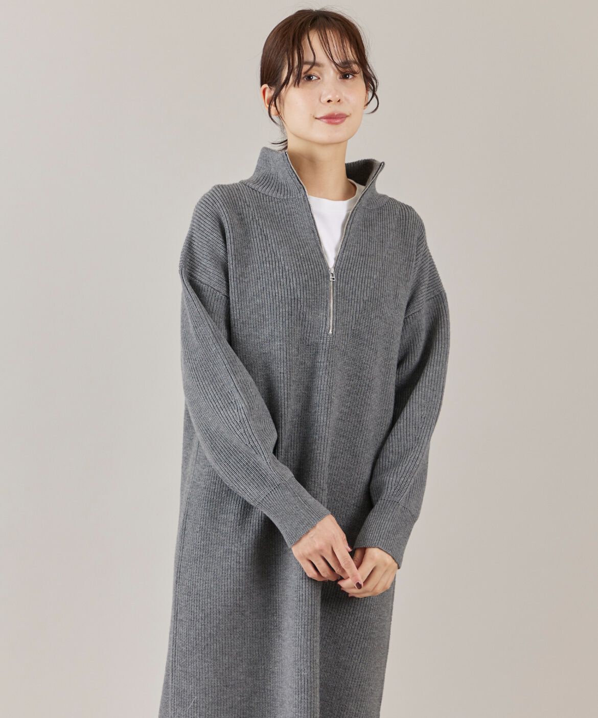 DAY by DAY it&rsquo;s international「ハーフジップニットワンピース」|ワンピース|